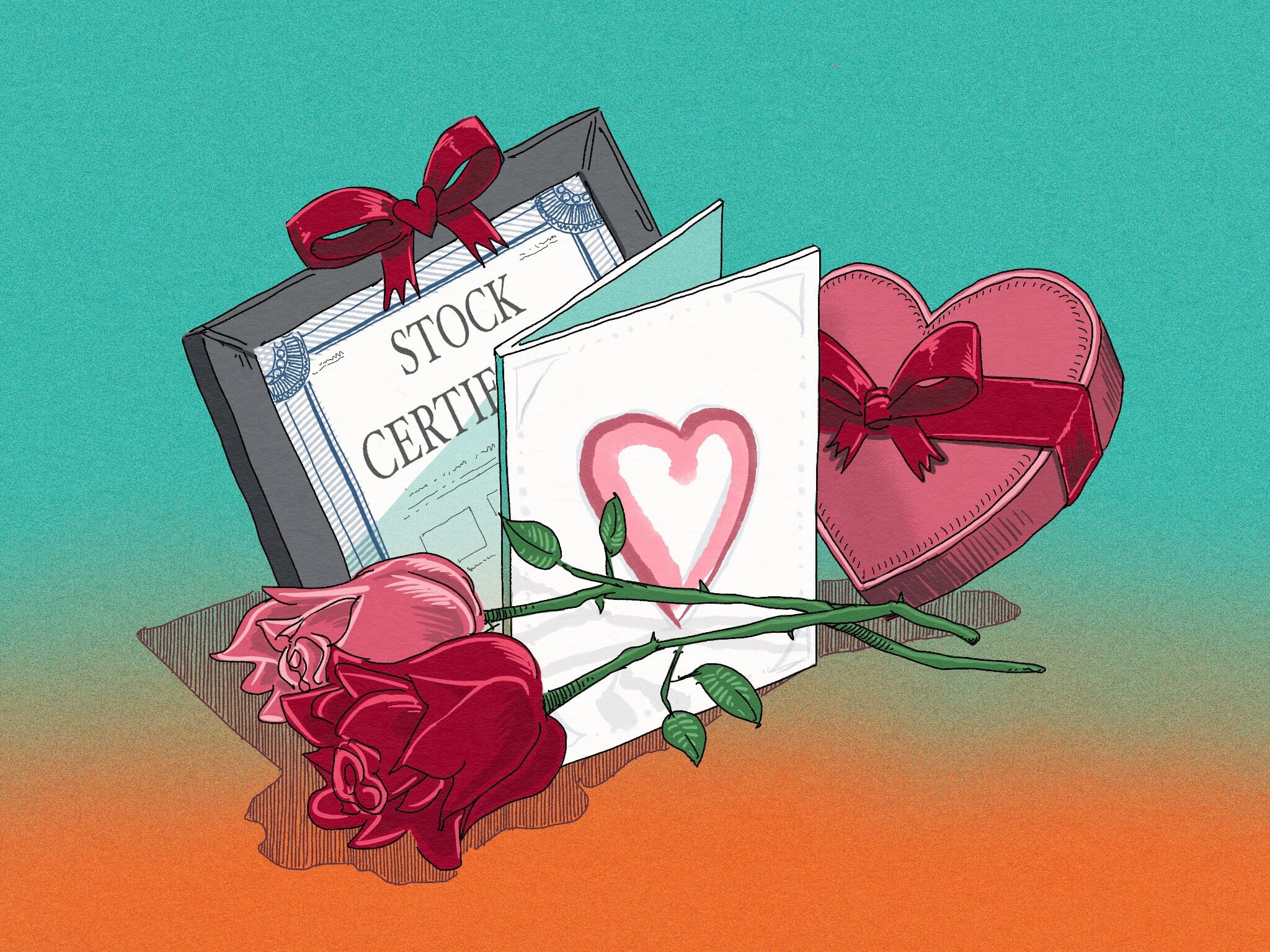 they can buy you stocks but can’t tuy you flowers