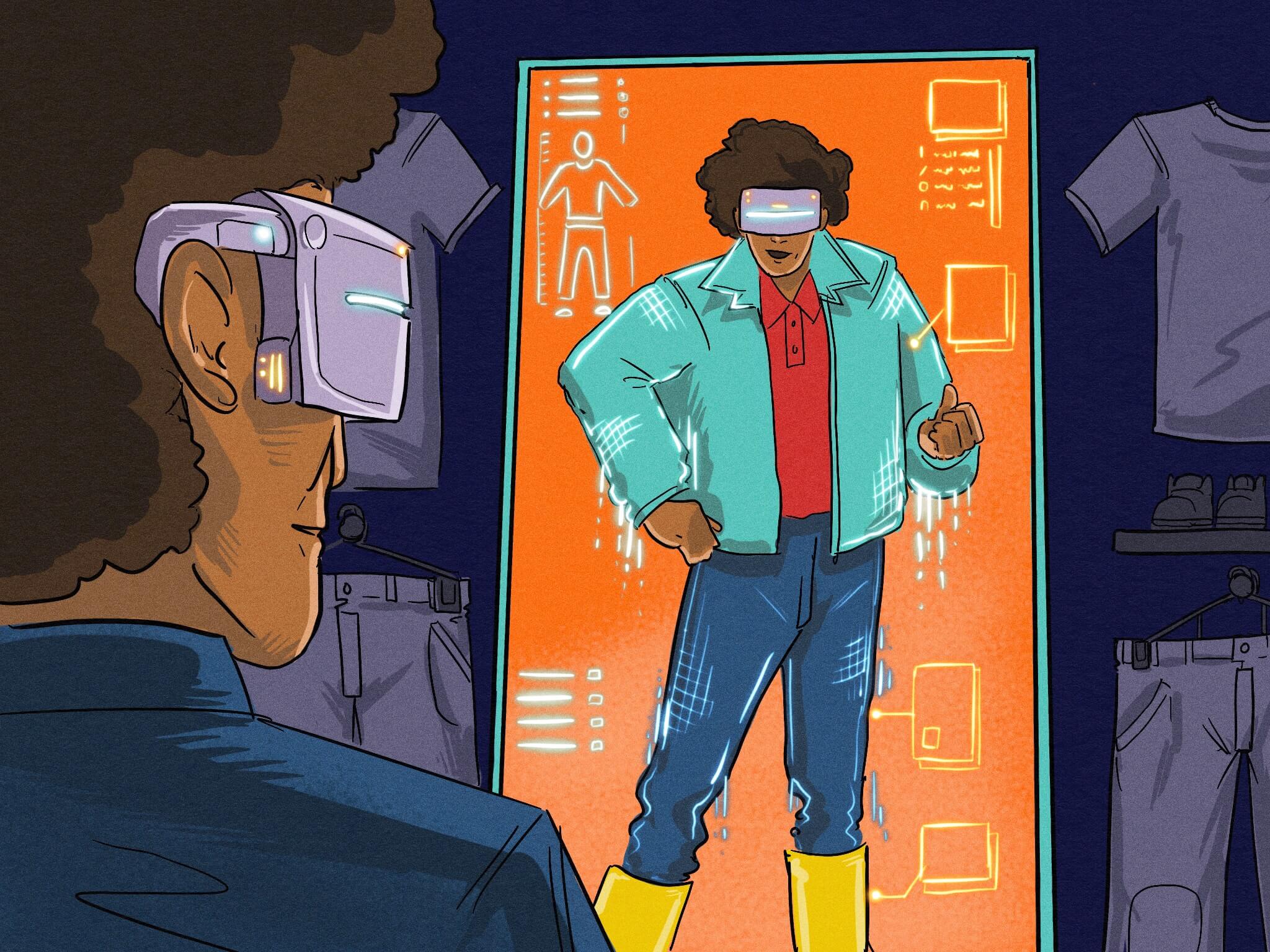 Digital fashion in a real world