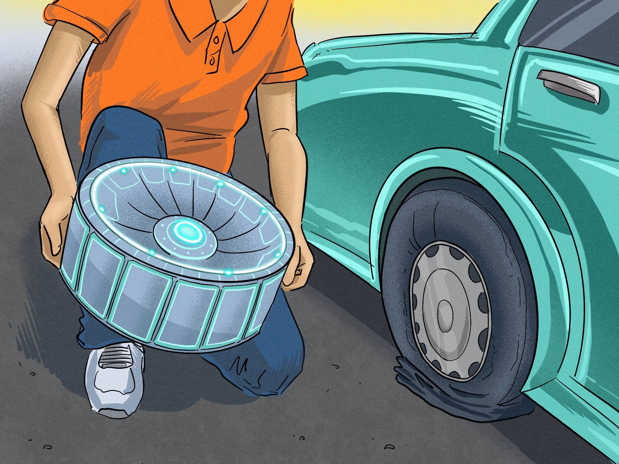 The evolution of tires