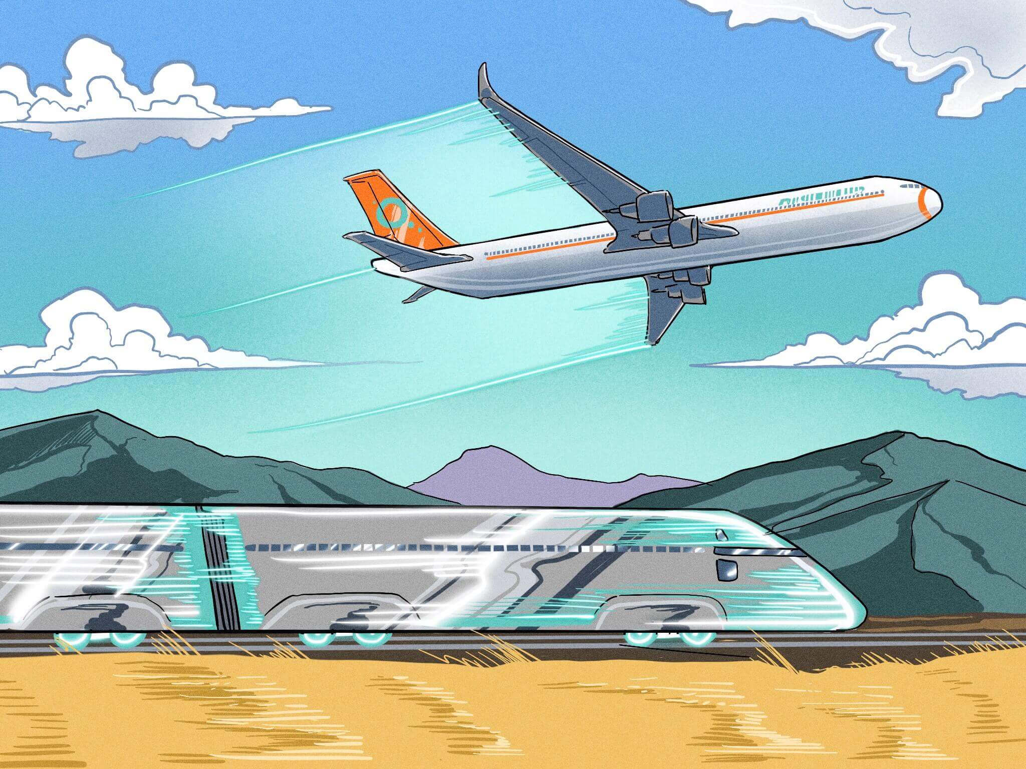 Is the future in the air or on the rails