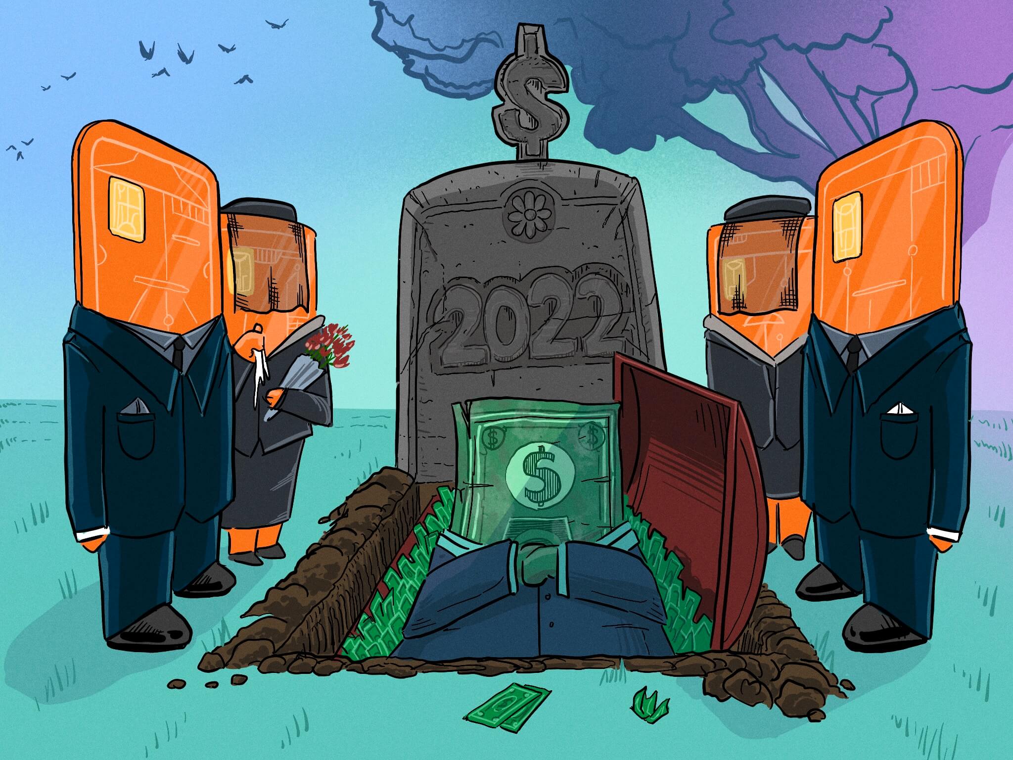 We are invited to the farewell to cash