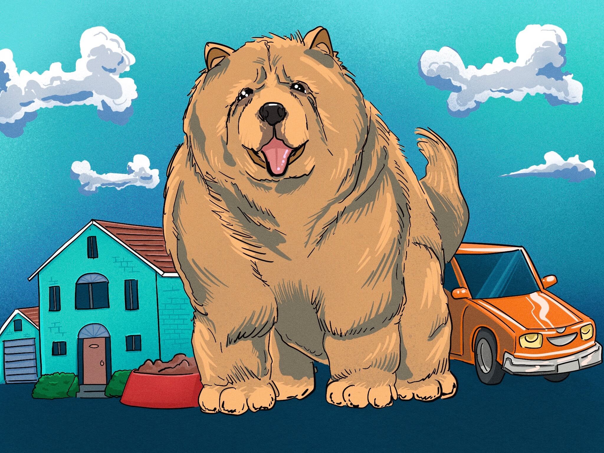 Chow chow dog chewy inc nyse chwy (1)