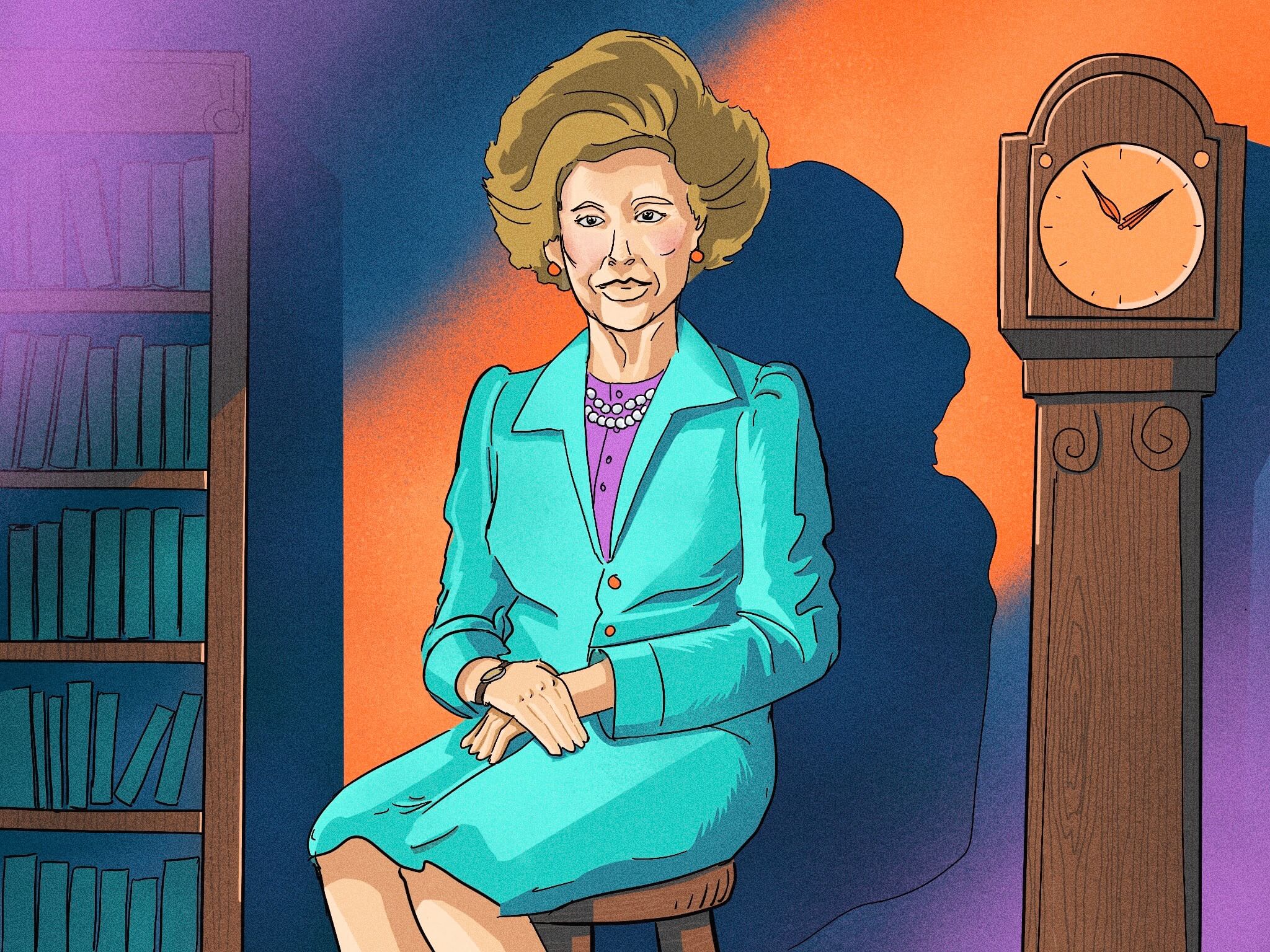 Portrait of Margaret thatcher Iron lady Vanguard FTSE Europe NYSE VGK 2 (1)