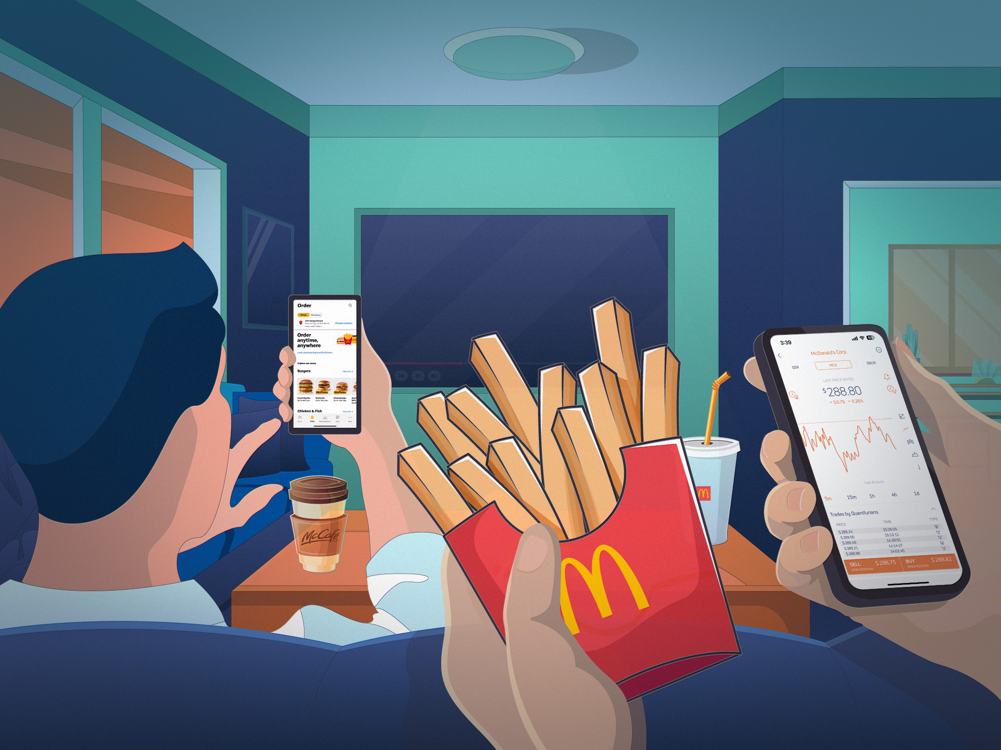 McDonald’s Digital Fast Food Indicator